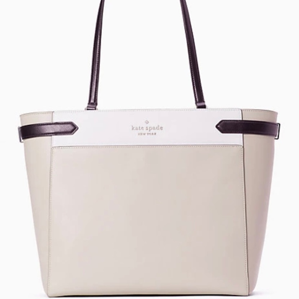 Kate Spade Staci color block laptop tote bag